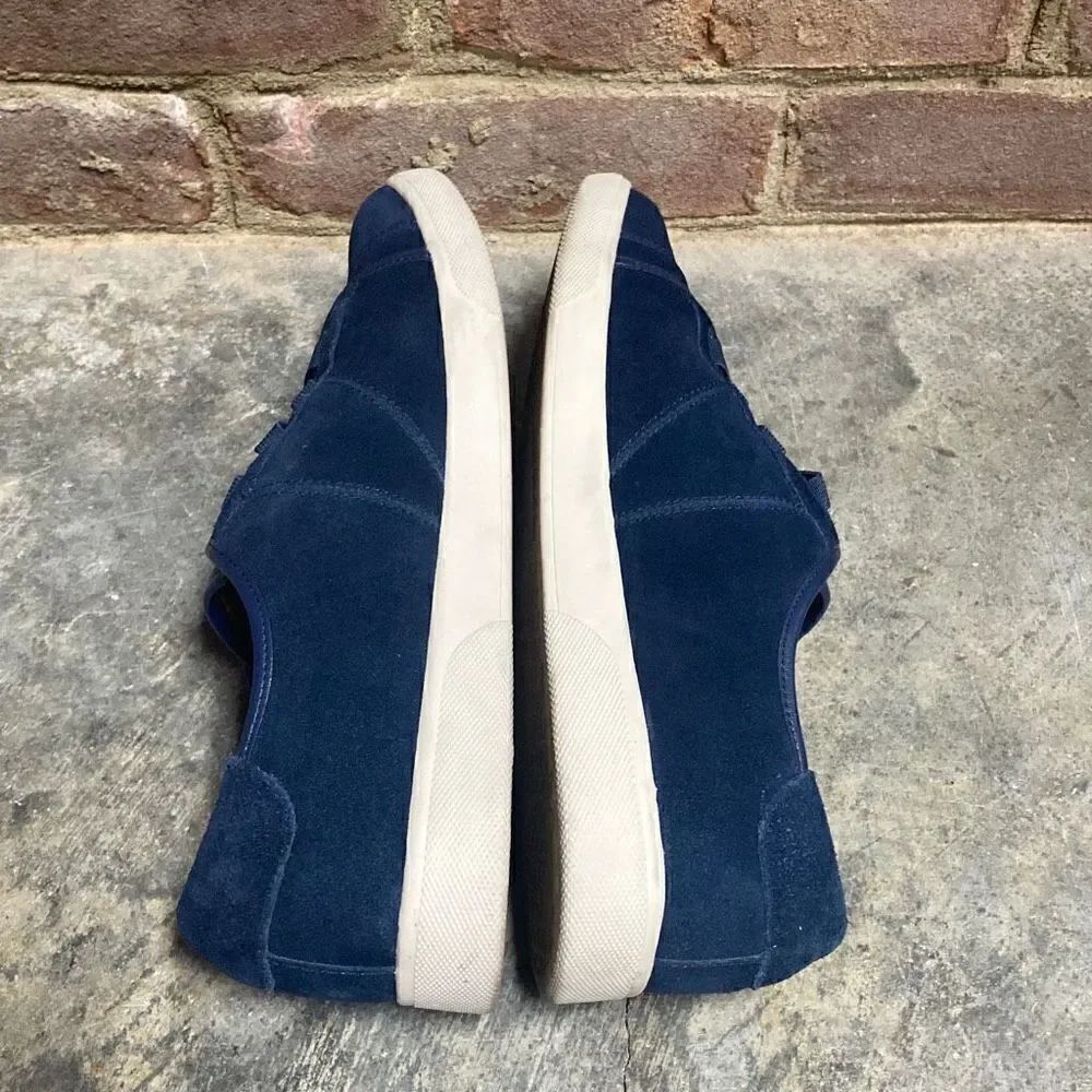 Vionic Blue Suede Slip On Sneaker Size 8 - Picture 6 of 9